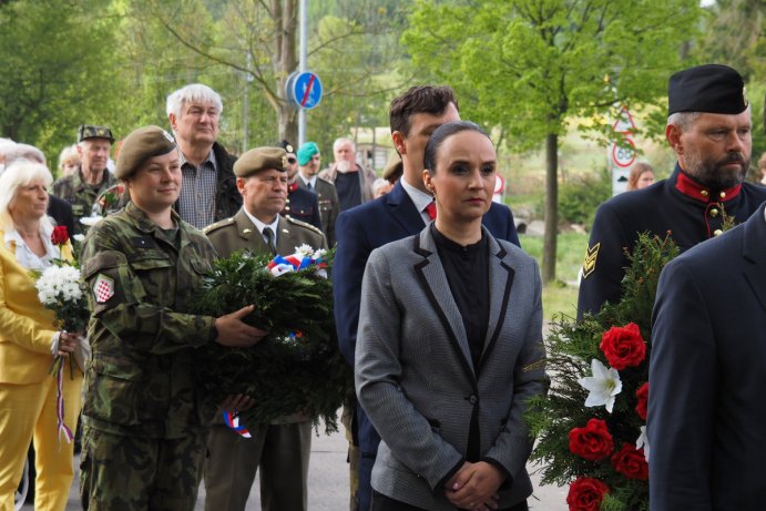 U bratrušovské střelnice vzpomněli oběti druhé světové války