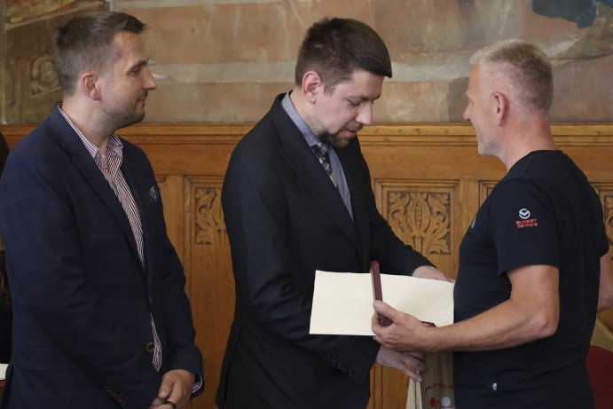  Dárci krve převzali v Olomouci Zlaté medaile Jana Janského
