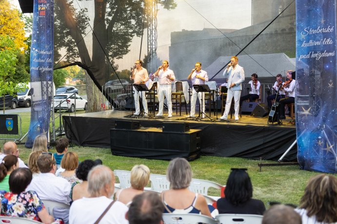  4 Tenoři zahájili Šternberské kulturní léto pod hvězdami