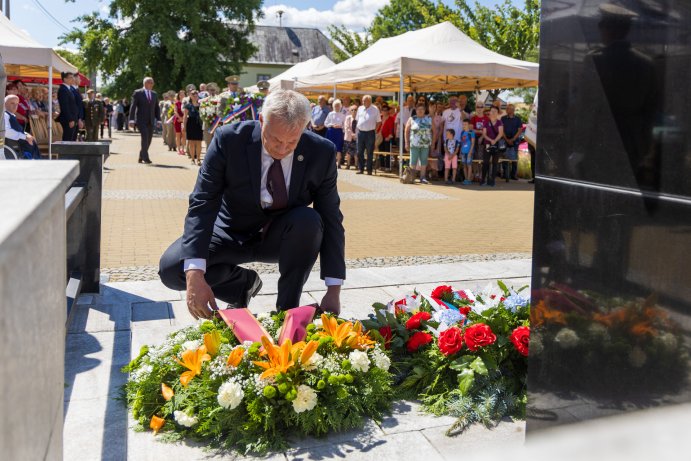  Olomoucký kraj uctil památku obětí z Českého Malína