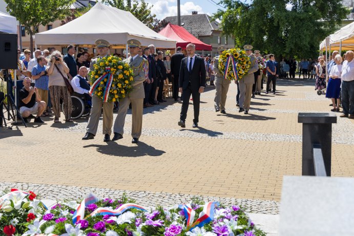  Olomoucký kraj uctil památku obětí z Českého Malína