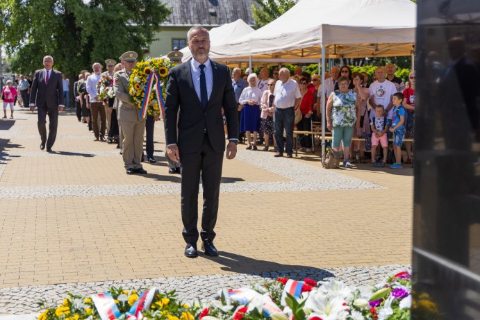  Olomoucký kraj uctil památku obětí z Českého Malína