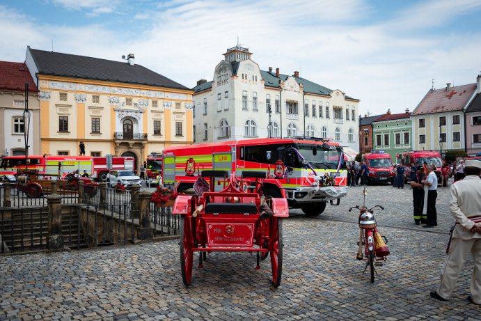 Nová hasičská cisterna posílí jednotku v Litovli