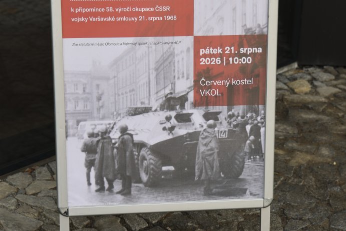  Olomouc si připomněla 58 let od okupace Československa
