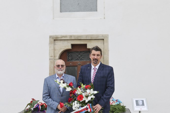  Vzpomínka na T. G. Masaryka proběhla letos u olomoucké radnice
