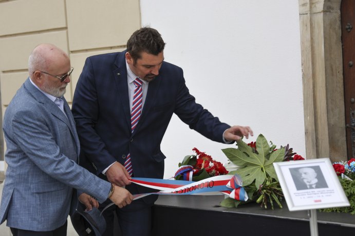  Vzpomínka na T. G. Masaryka proběhla letos u olomoucké radnice
