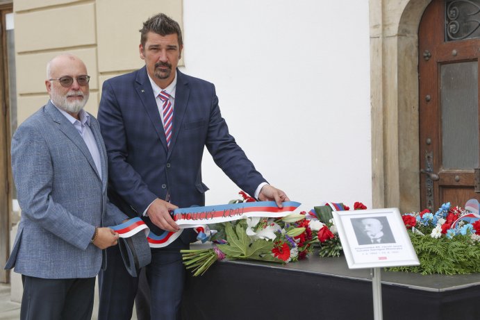 Vzpomínka na T. G. Masaryka proběhla letos u olomoucké radnice
