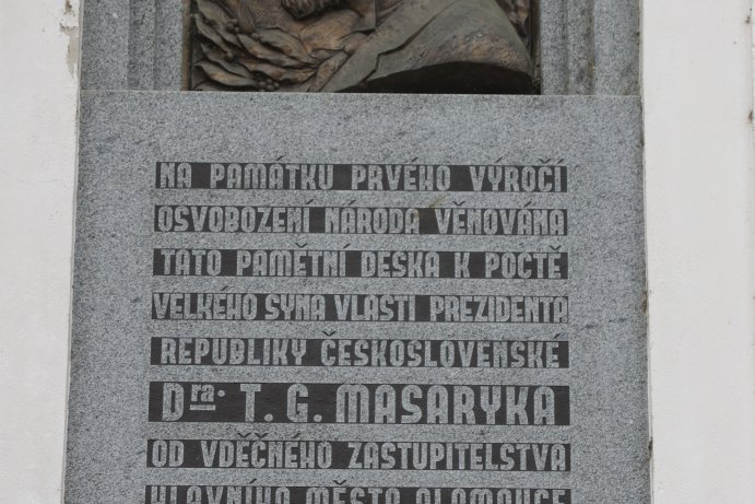  Vzpomínka na T. G. Masaryka proběhla letos u olomoucké radnice
