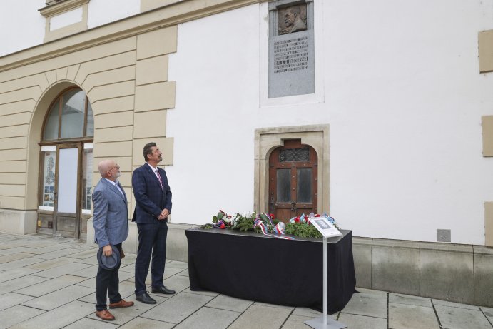  Vzpomínka na T. G. Masaryka proběhla letos u olomoucké radnice
