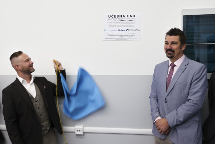  Prostějovská strojní škola má novou učebnu CAD. Studentům nabídne moderní technologie

