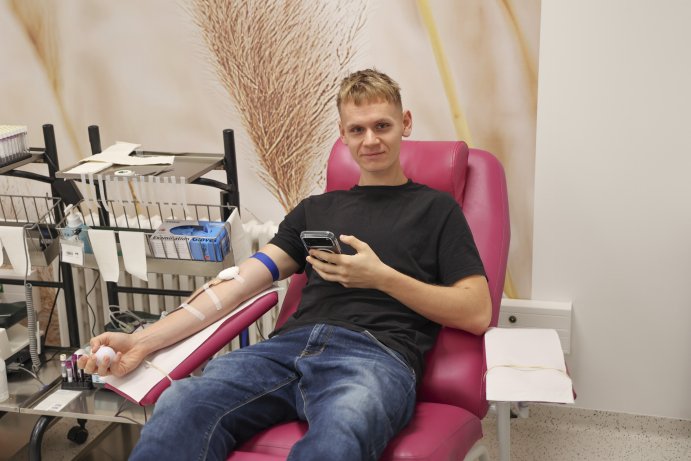  Studenti z Olomouckého kraje pomáhají darováním krve. Zapojují se do kampaně Tvůrci zítřka
