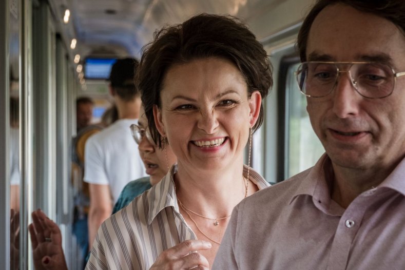 Miroslav Krobot natáčí komedii Šnajdr s Ivou Janžurovou a Pavlem Šimčíkem