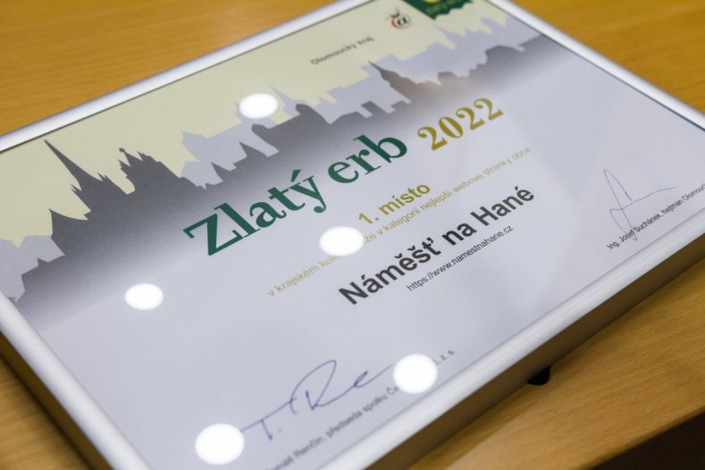 Nejlepší webové stránky mají Zlaté Hory a Náměšť na Hané