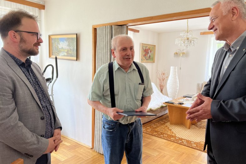 Kartáčník Alois Slepánek převzal titul Mistra tradiční rukodělné výroby Olomouckého kraje