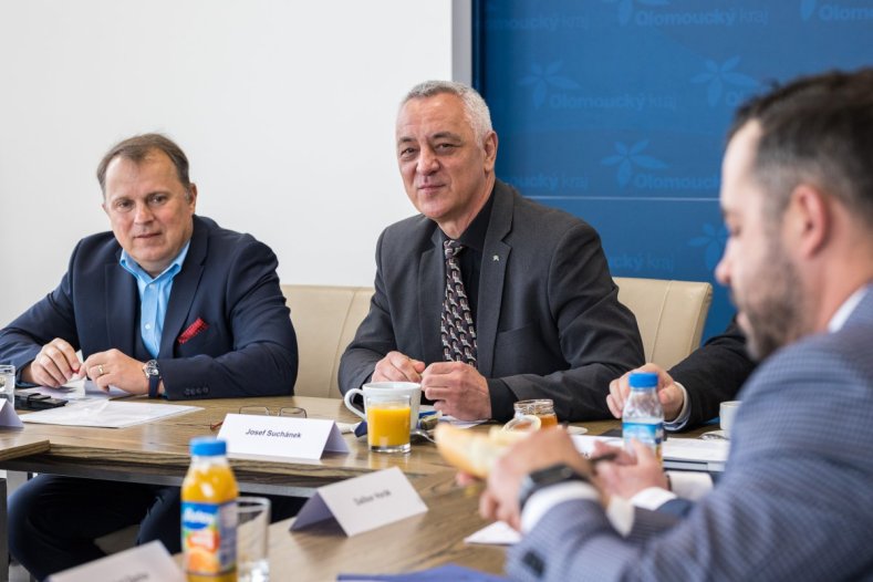 Hejtmanství a Univerzita Palackého řešily aktuální projekty i plány do budoucna