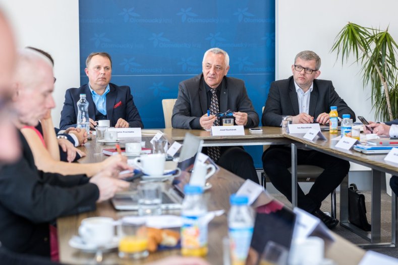 Hejtmanství a Univerzita Palackého řešily aktuální projekty i plány do budoucna