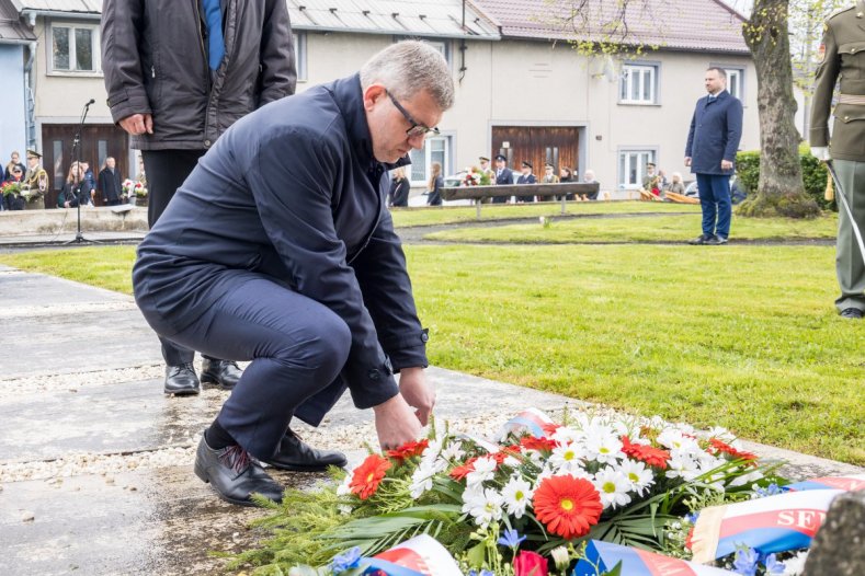 Zástupci kraje si připomněli tragédie z konce druhé světové války