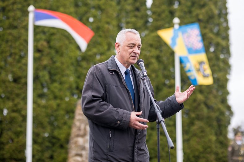 Zástupci kraje si připomněli tragédie z konce druhé světové války