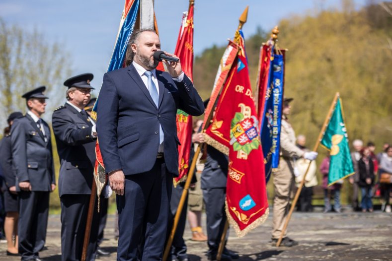 Zástupci kraje si připomněli tragédie z konce druhé světové války