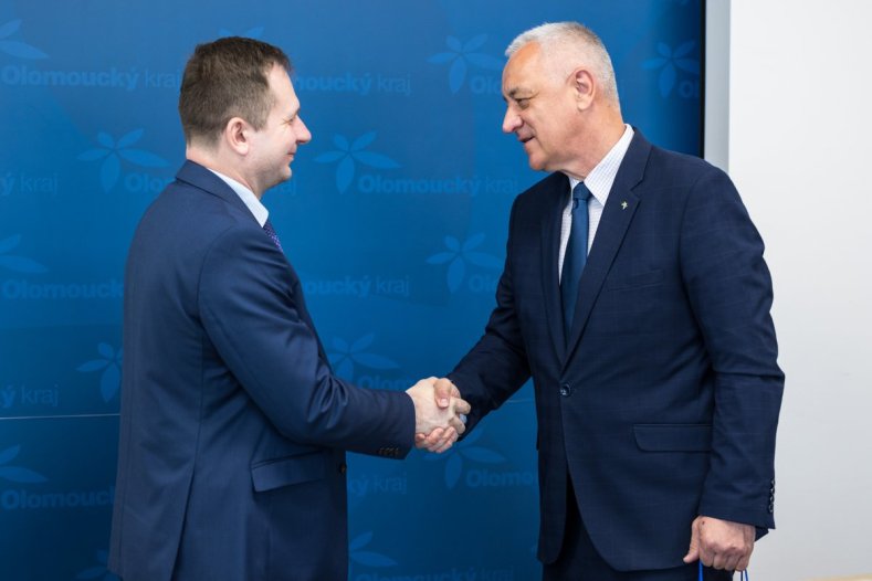 Olomoucký kraj navštívila delegace ukrajinského velvyslanectví