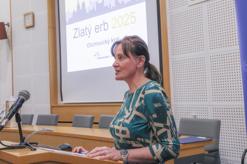 Zlatý erb pro Zlaté Hory. Za nejlepší web v kraji