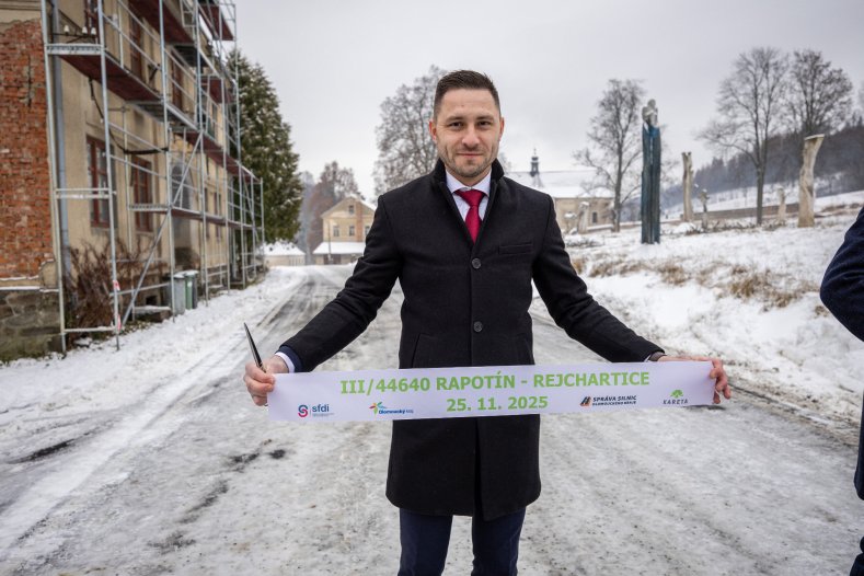 Do seznamu opravených krajských silnic přibyl nový úsek