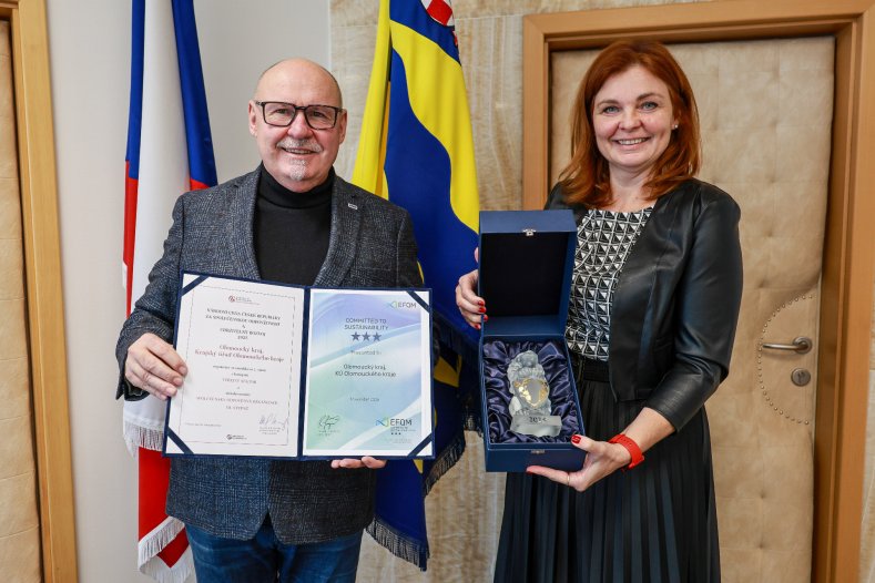  Krajský úřad ovládl Národní cenu ČR za společenskou odpovědnost a udržitelný rozvoj
