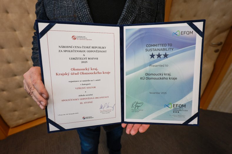  Krajský úřad ovládl Národní cenu ČR za společenskou odpovědnost a udržitelný rozvoj
