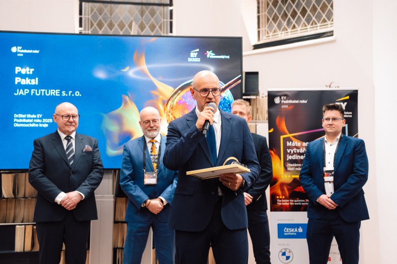  Podnikatelem roku 2025 Olomouckého kraje se stal Petr Paksi
