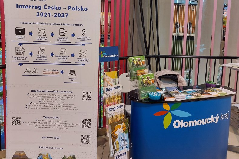 Stánek Interreg CZ-PL Flóra Olomouc
