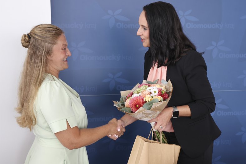  Kraj přivítal úspěšnou vodní slalomářku Valentýnu Kočířovou
