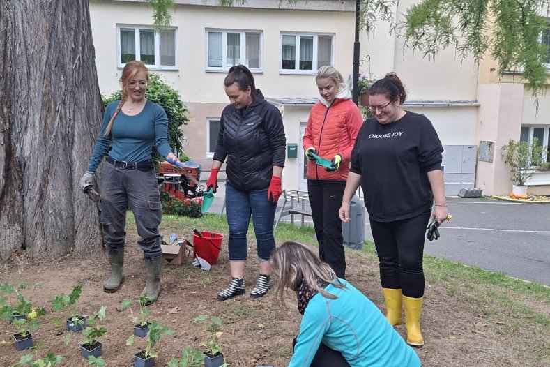  Zaměstnanci Olomouckého kraje vyměnili kanceláře za terén. Pomáhali v krajských organizacích a poznávali jejich každodenní realitu
