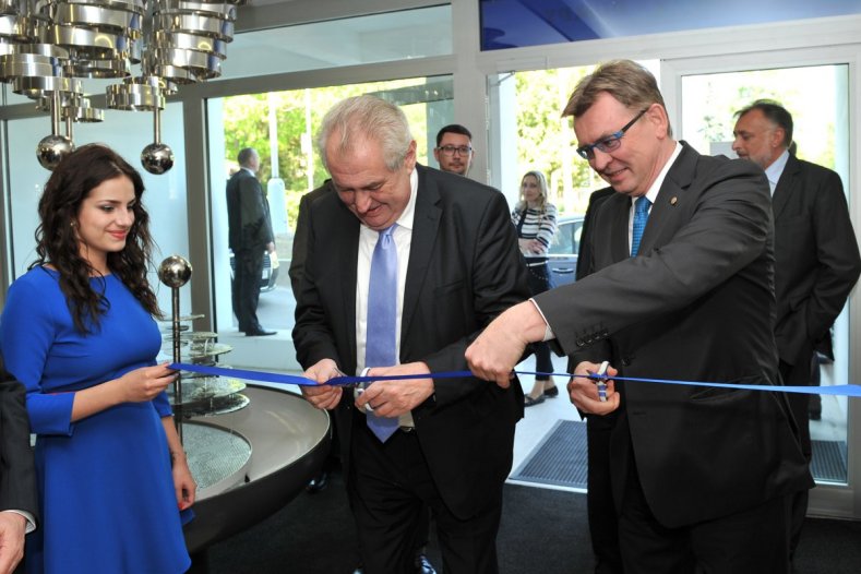 Prezident Miloš Zeman na návštěvě Olomouckého kraje