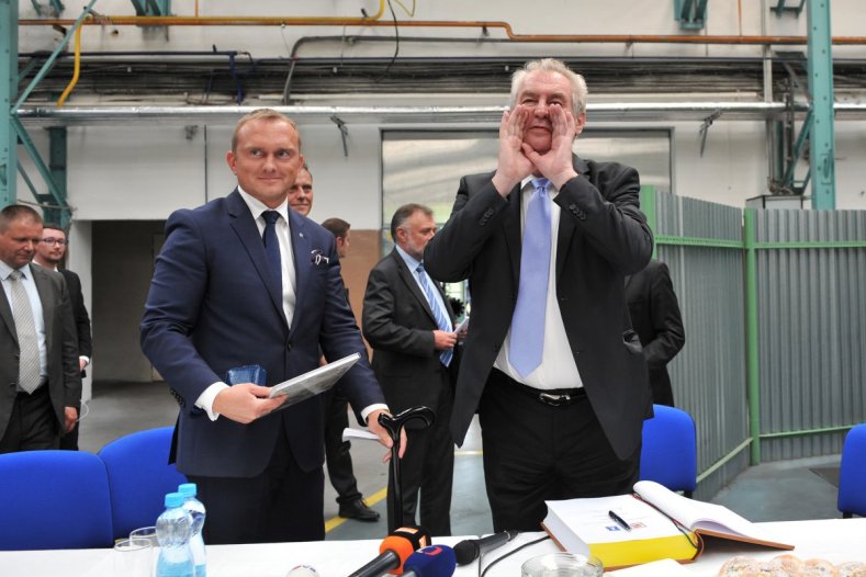 Prezident Miloš Zeman na návštěvě Olomouckého kraje