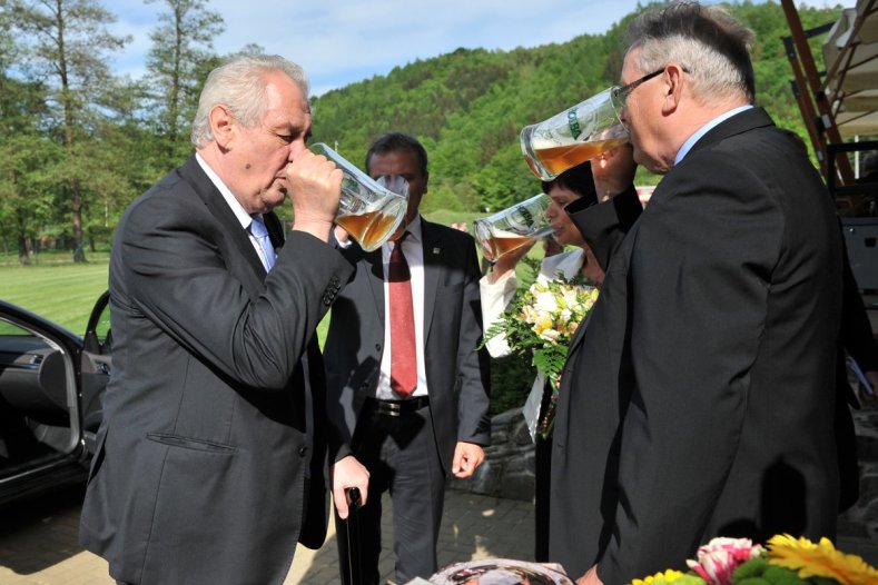 Prezident Miloš Zeman na návštěvě Olomouckého kraje