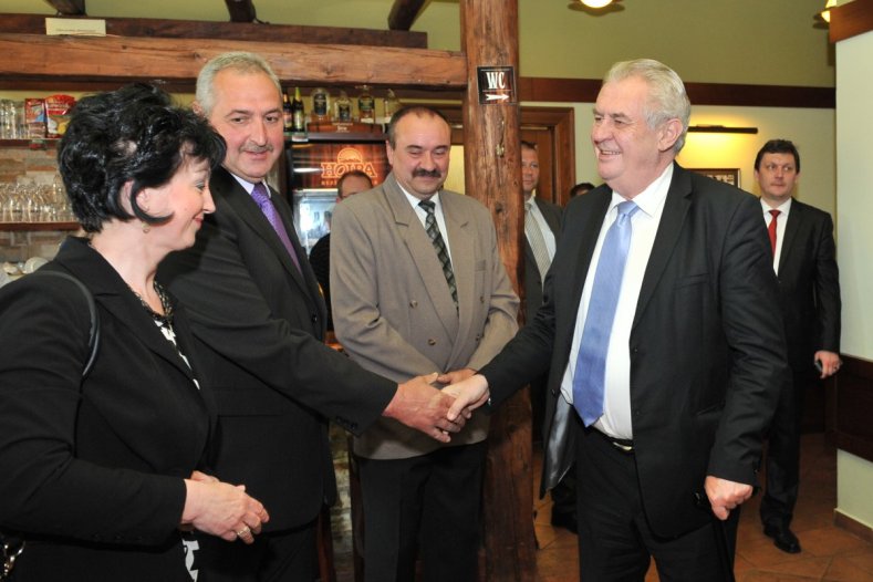 Prezident Miloš Zeman na návštěvě Olomouckého kraje