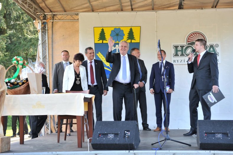 Prezident Miloš Zeman na návštěvě Olomouckého kraje