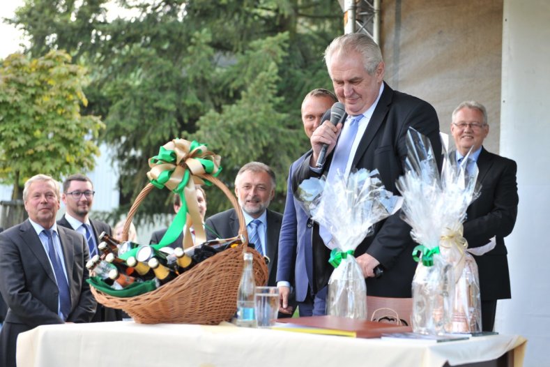 Prezident Miloš Zeman na návštěvě Olomouckého kraje