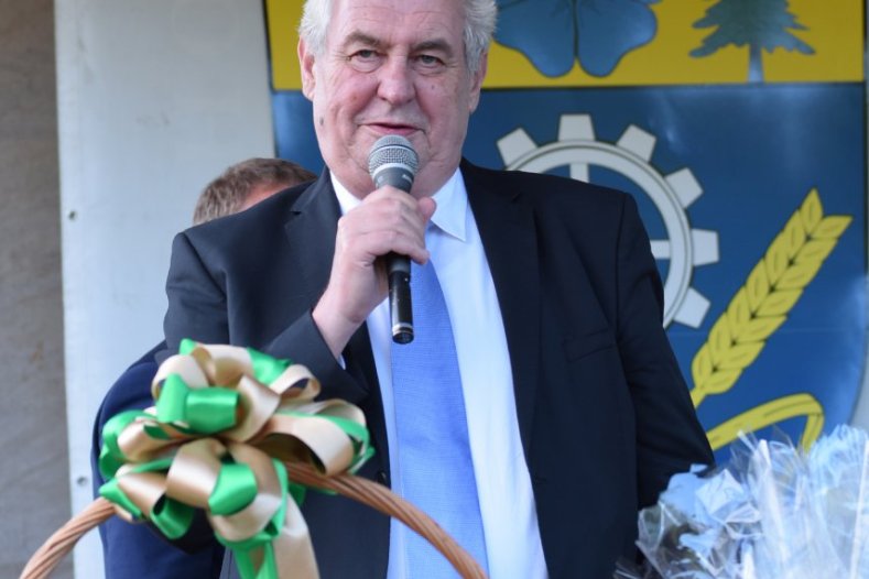 Prezident Miloš Zeman na návštěvě Olomouckého kraje
