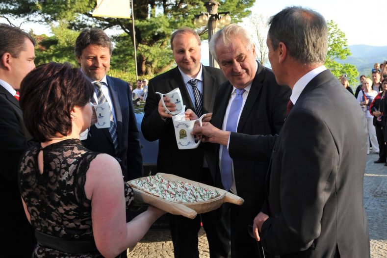 Prezident Miloš Zeman na návštěvě Olomouckého kraje