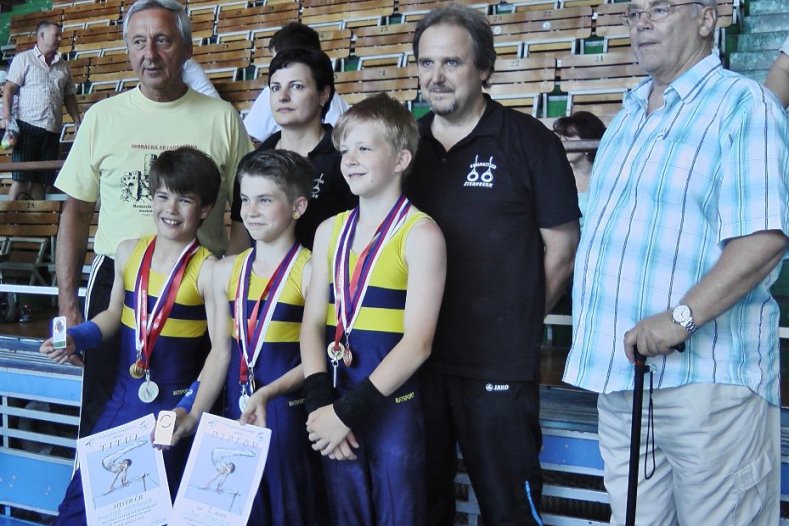 Šternberští gymnasté bodovali na Mistrovství ČR
