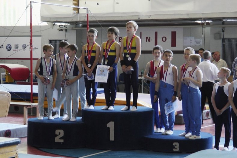 Šternberští gymnasté bodovali na Mistrovství ČR