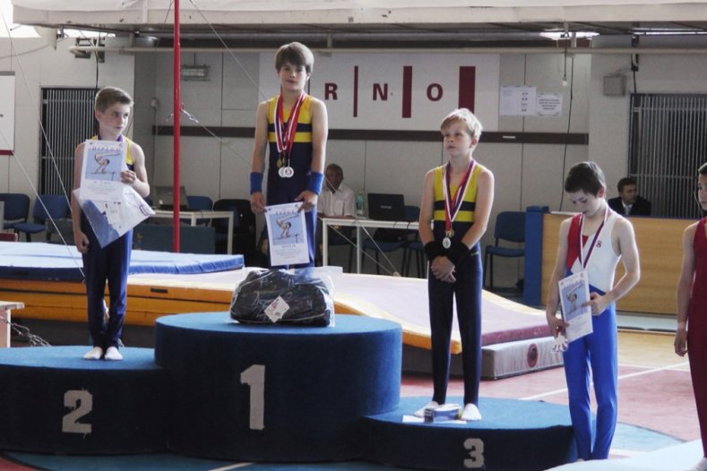 Šternberští gymnasté bodovali na Mistrovství ČR