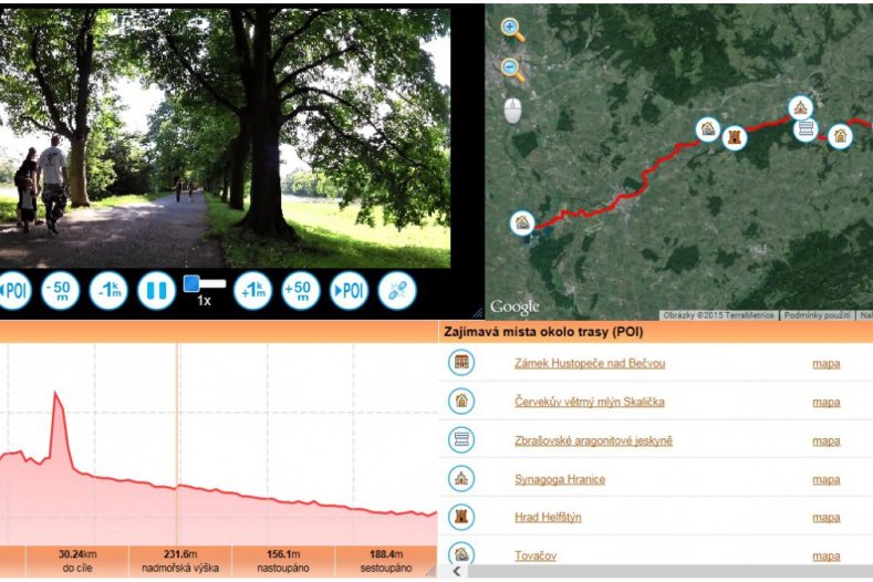 Cyklostezka Bečva - Střední Morava - web