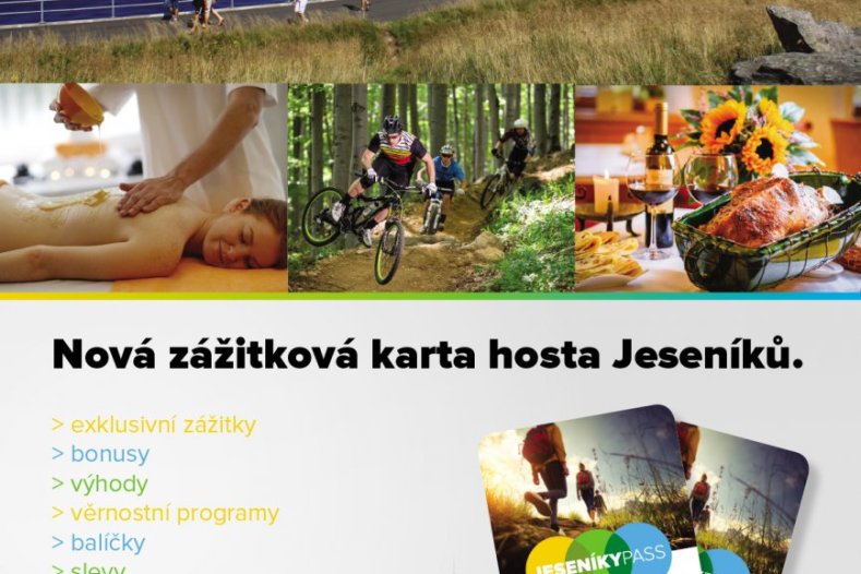 Jeseníky Pass nabízí jako jediný v ČR unikátní polohovou službu