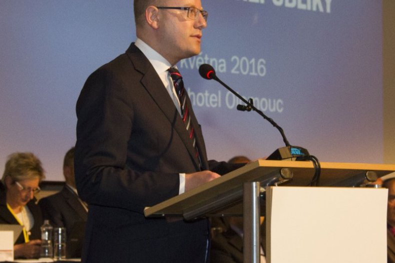 Hejtman Rozbořil vystoupil na sněmu Hospodářské komory v Olomouci