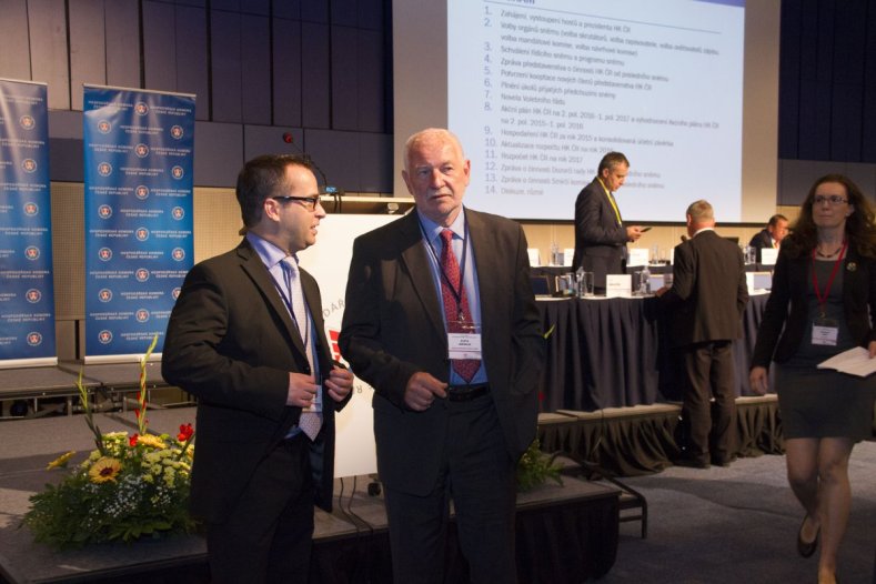 Hejtman Rozbořil vystoupil na sněmu Hospodářské komory v Olomouci