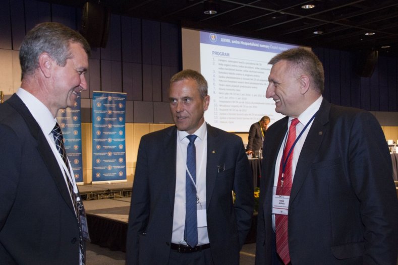 Hejtman Rozbořil vystoupil na sněmu Hospodářské komory v Olomouci