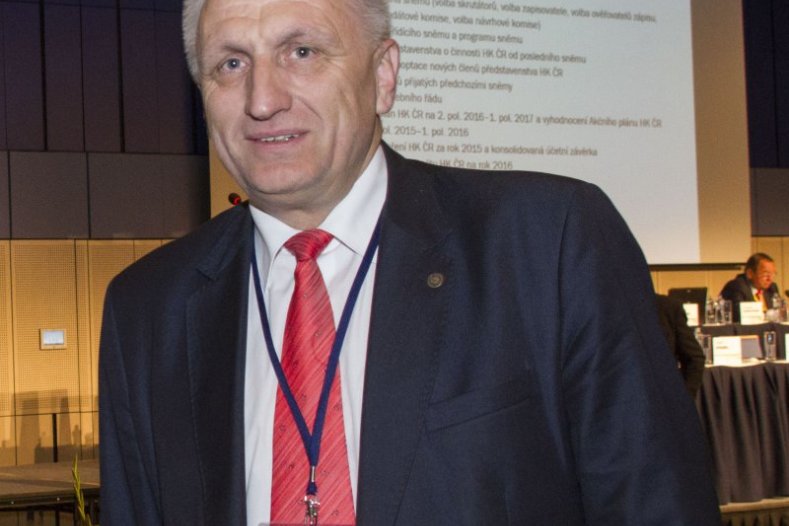 Hejtman Rozbořil vystoupil na sněmu Hospodářské komory v Olomouci