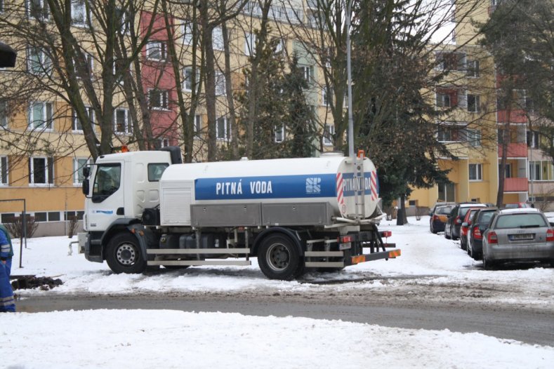 Mráz způsobil poruchu, stovky Přerovanů jsou bez vody